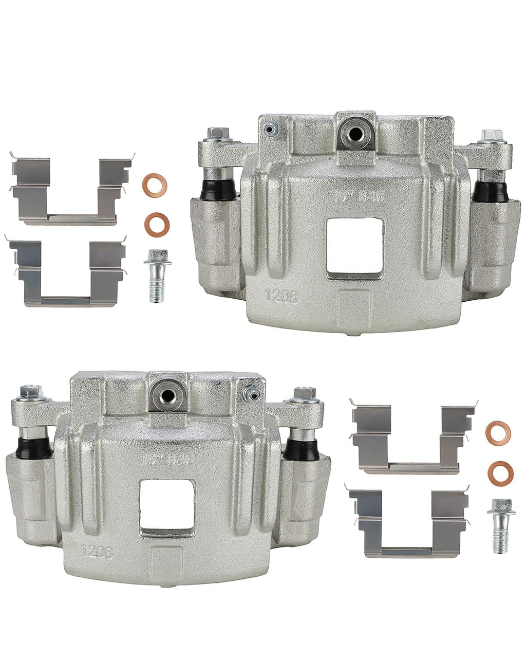 cciyu 18-4072 18-4071 Front Left & Right Brake Calipers Without Bracket For Avanti,For Buick,For Chevy,For GMC,For Isuzu,For Oldsmobile,For Pontiac