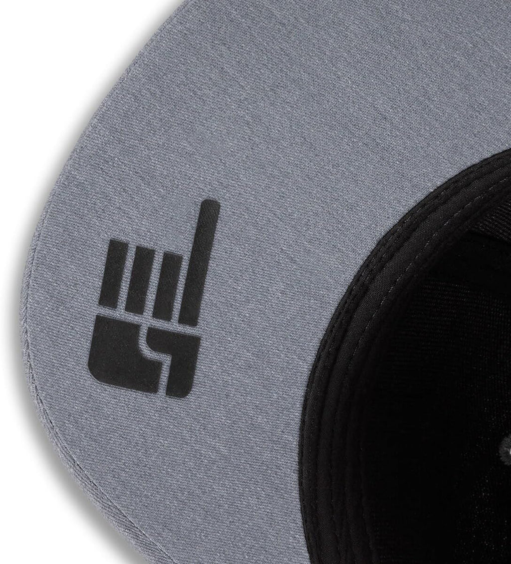 GMC Hummer EV Leather Patch Hat - Limited Edition Debossed Cap Gray/Black