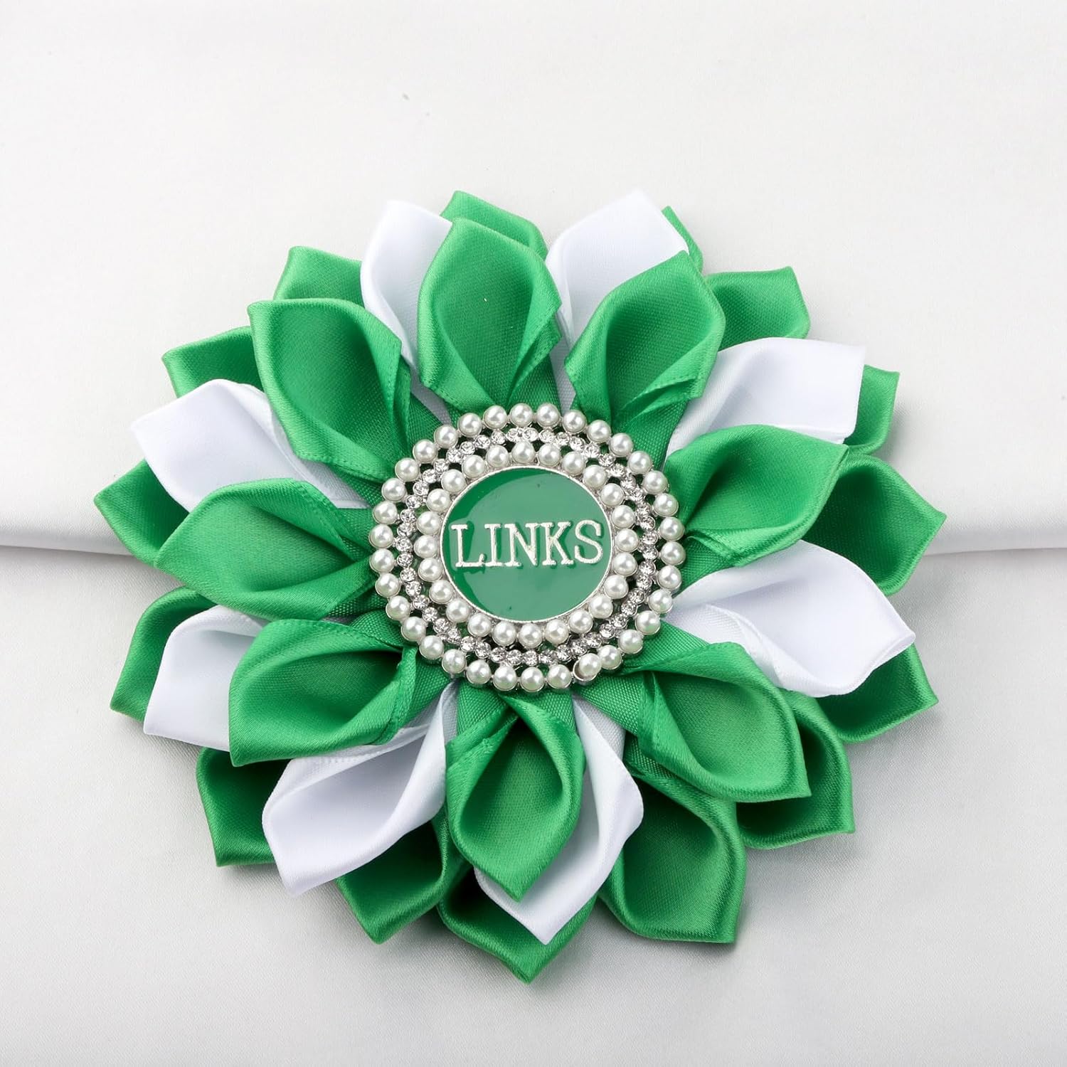 CENWA Sorority Brooch Gift Green Sorority Sister Flower Brooch Pin Greek Sorority Gift for Women