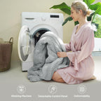 Opvarmet tæppe 50" x 60" - Opvarmet tæppe med 5 varmeniveauer og 3 timers automatisk slukning, maskinvaskbar, ETL &amp; FCC-certificering, overvarmebeskyttelse (Racoon) 