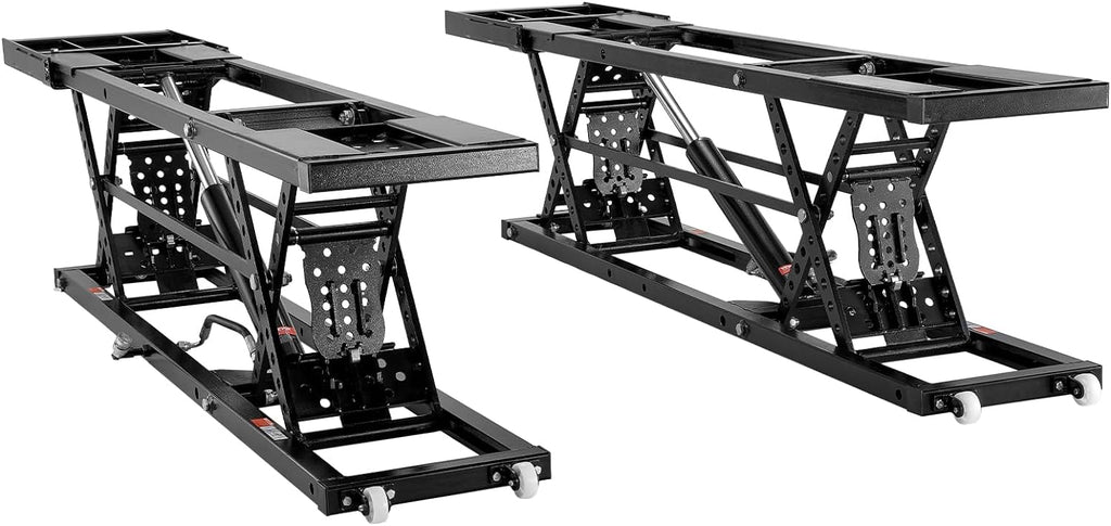 VEVOR Portable Car Lift - 7,000 LBS Capacity, 26.8" Max. Height, Heavy-Duty Carbon Steel Truck Lift with 120V Power Unit