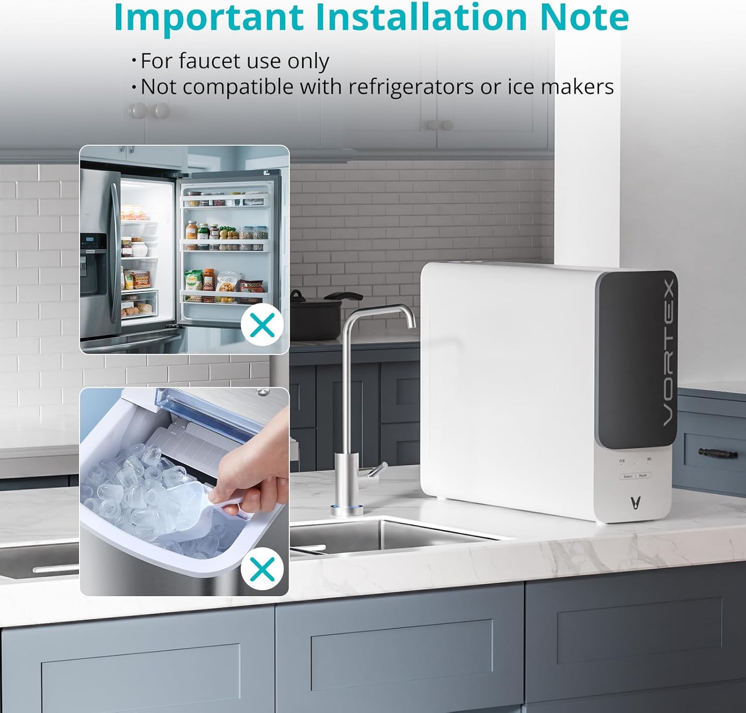 VIOMI® RO Water Filtration System, 9 Stage Reverse Osmosis Water Filter, 600GPD, NSF/ANSI 372&53&42 Certified, 3:1 Tankless Reverse Osmosis System Under Sink with Faucet,TDS PFOS&PFOA Reduce