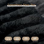 107.5" Cloud Sectional Couch with L-Shape Chaise,Modern Modular Sofa with Deep Seat, Upholstered Couches for Living Room Bedroom Apartments,No Assembly Required, (Black,Right Facing Chaise)