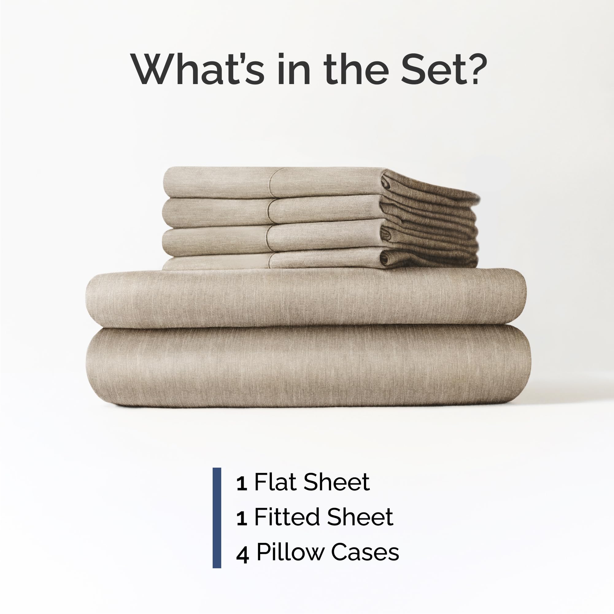 King 6 Piece Sheet Set - Breathable & Cooling Bed Sheets - Hotel Luxury Bed Sheets for Women, Men, Kids & Teens - Comfy Bedding with Deep Pockets & Easy Fit - Soft and Wrinkle Free - King White Sheets