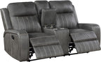 Coaster Home Furnishings Raelynn 2-Piece Upholstered Motion Reclining Sofa Set Grey