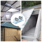 BiJun 4 Wheel Trolley Assembly Roller Strut Channel Trolley Heavy Duty Barn or Shed Sliding Doors for Use with 1-5/8" Wide and All1-5/8 Taller Strut Channel (2PC)