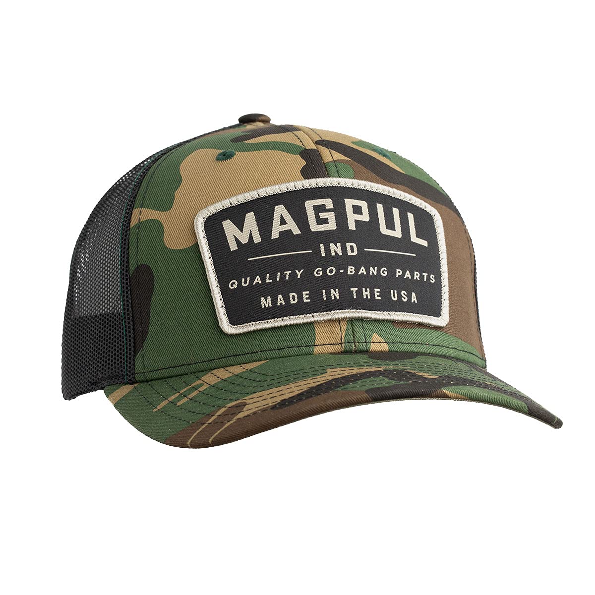 Casquette de baseball Snap Back pour hommes Magpul, taille unique, casquette camionneur Go Bang camouflage forêt, US