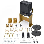 CO-Z 1400lb Sliding Gate Opener Hardware Security System Kit for Sliding Gates Up to 40 Feet, Automatic Gate Opener with Two Remote Controls, Electric Rolling Driveway Slide Gate Motor - Model CG1400