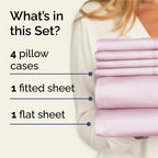 King 6 Piece Sheet Set - Breathable & Cooling Bed Sheets - Hotel Luxury Bed Sheets for Women, Men, Kids & Teens - Comfy Bedding with Deep Pockets & Easy Fit - Soft and Wrinkle Free - King White Sheets