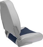 Wise Mid-Back Fishing Boat Seat with Logo