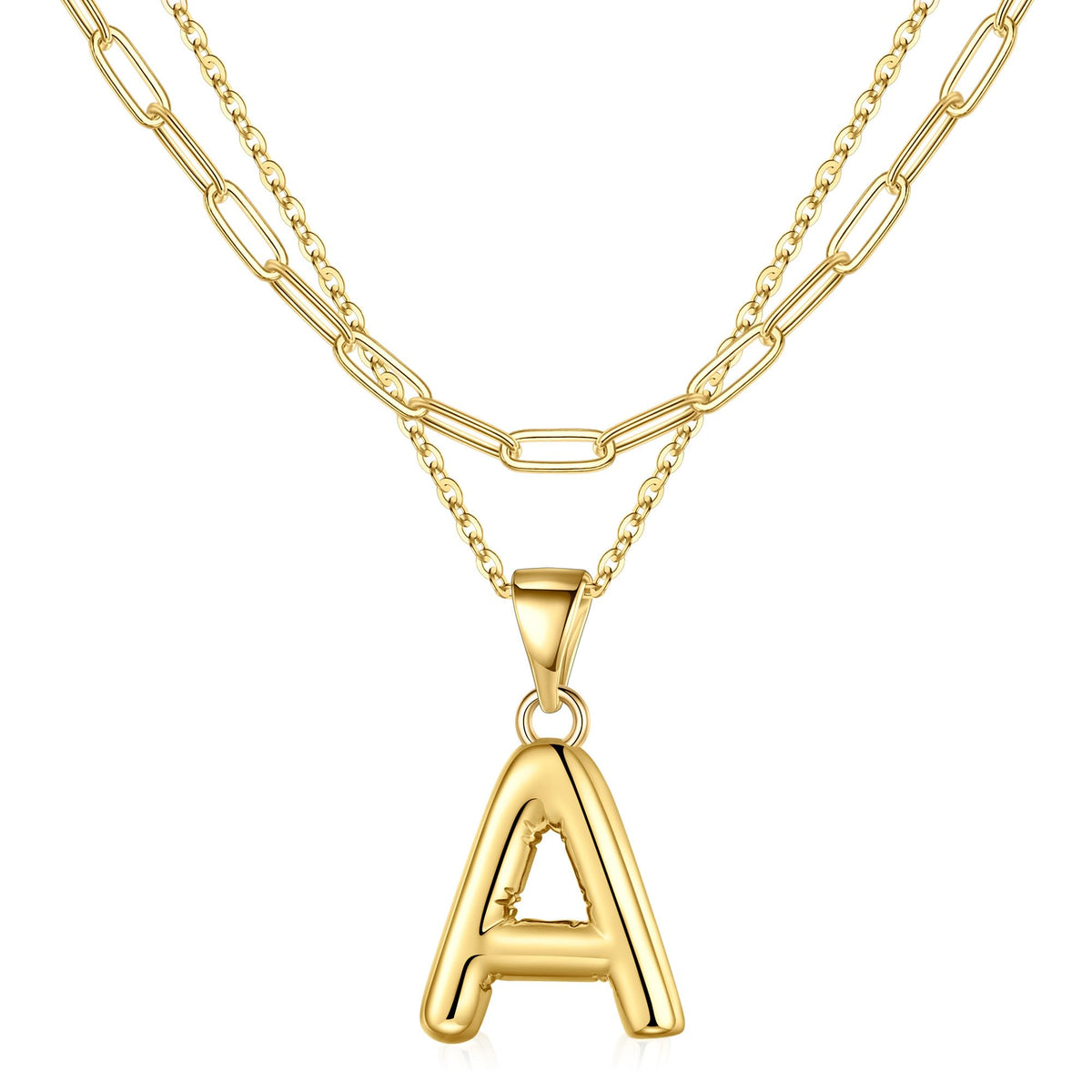 Turandoss Gifts for Women - Birthday Gifts for Women, Gifts for Her, Gifts for Women Birthday Unique, Dainty Gold Choker A Bubble Necklaces, Gold Jewelry for Women