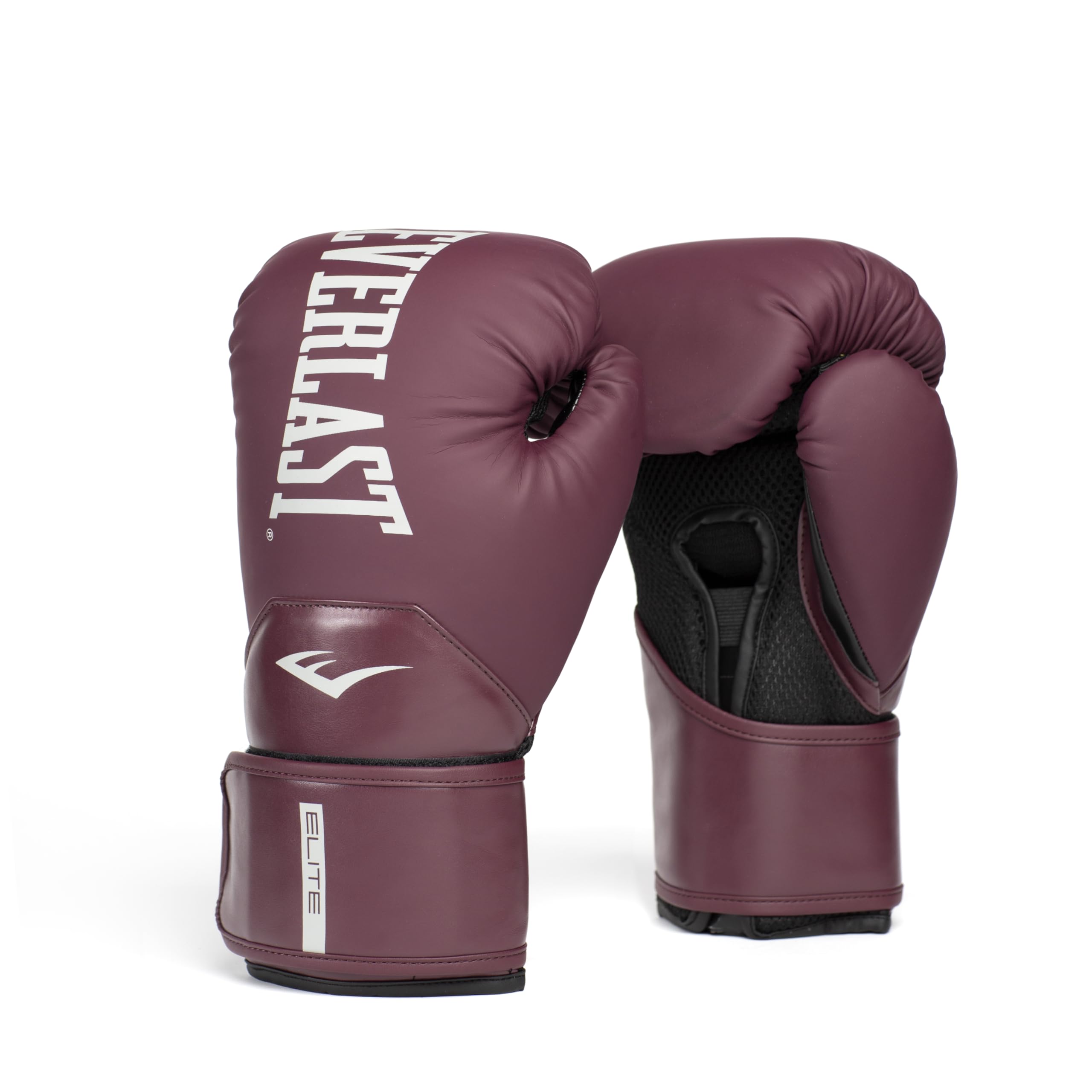 Everlast Elite 2 Boxing Gloves, Pro Training Gloves for Men and Women, Secure Fit Hook and Loop Closure & Ventilation, Heavy Bag & Speedbag Training.