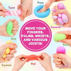 12 Pack Slow Rising Stress Ball,Stress Balls for Kids Adults,Stretchy Fidget Toys for Stress Relief,Hand Therapy Sensory Squishy Ball, Squishy Toys for Kids, Classroom Prize Box Party Favors