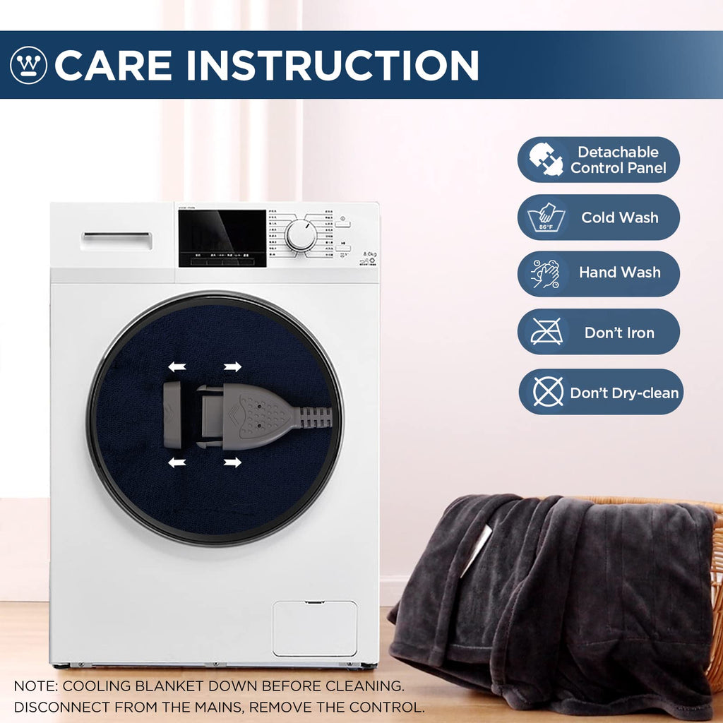 Manta eléctrica Westinghouse tamaño Queen, franela súper suave y acogedora 84" x 90" manta calefactable con 10 niveles de calentamiento rápido y apagado automático de 1-12 horas, lavable a máquina, certificación ETL y FCC, beige