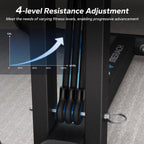 MERACH Deep Squat Machine for Women, Adjustable Glutes Trainer Machine, Core Leg Push Up Workout Machine for Home Gym