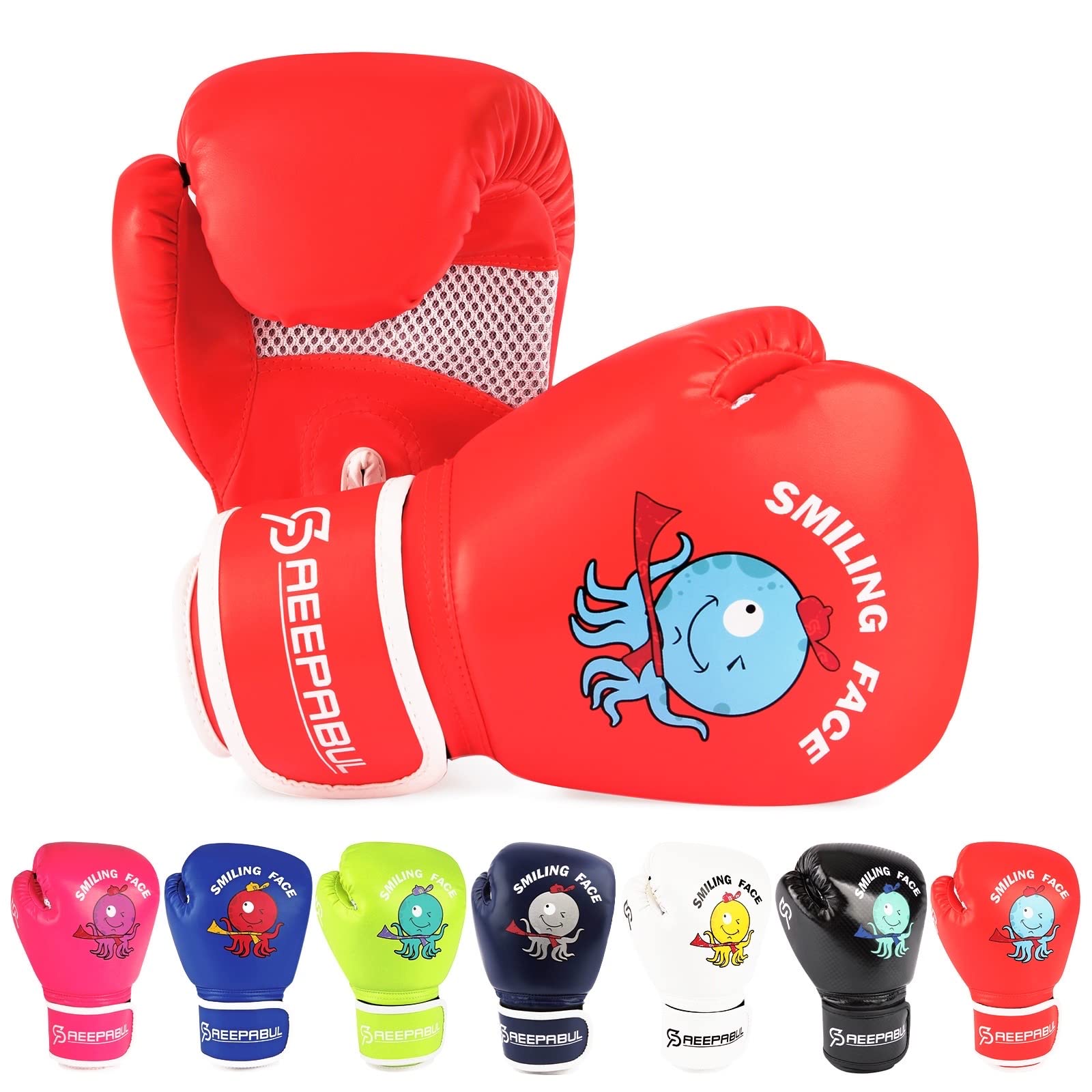 Upgrade Kids Boxing Gloves for 3-8 Year Boys and Girls, Toddler Boxing Gloves for Kids Training, Boxing Gloves Kid Sparring for Punching Bag, Kickboxing, Muay Thai, MMA