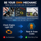 FOXWELL NT301 OBD2 Scanner Live Data Professional Mechanic OBDII Diagnostic Code Reader Tool for Check Engine Light