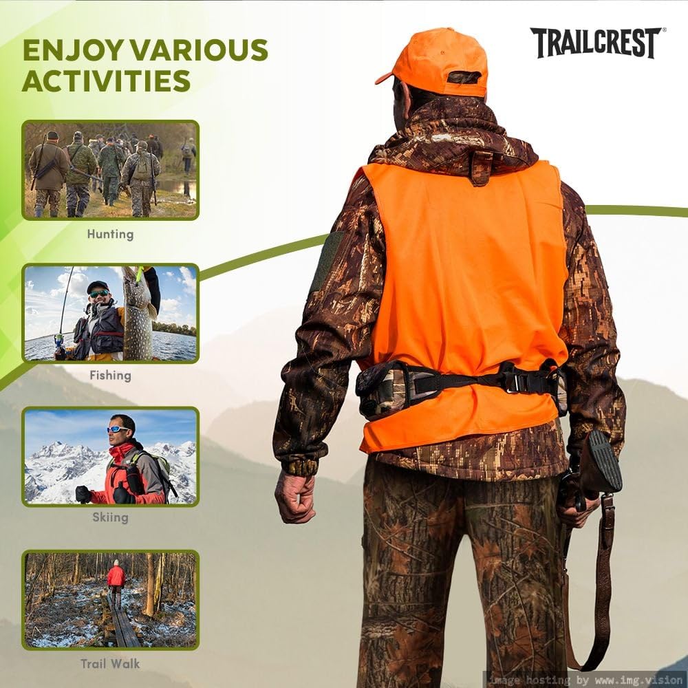 شلوار راحتی شکار با ته باز TrailCrest توسط Treel Highland Timber، طرح استتار، سایز 2X