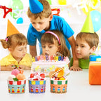 Cididu 240 Stück Papp-Eisbecher, 8 Oz Einweg-Dessert-Snack-Schalen, Party-Lieferanten Becher für heiße und kalte Speisen, Suppe, Obst, gefrorenen Joghurt