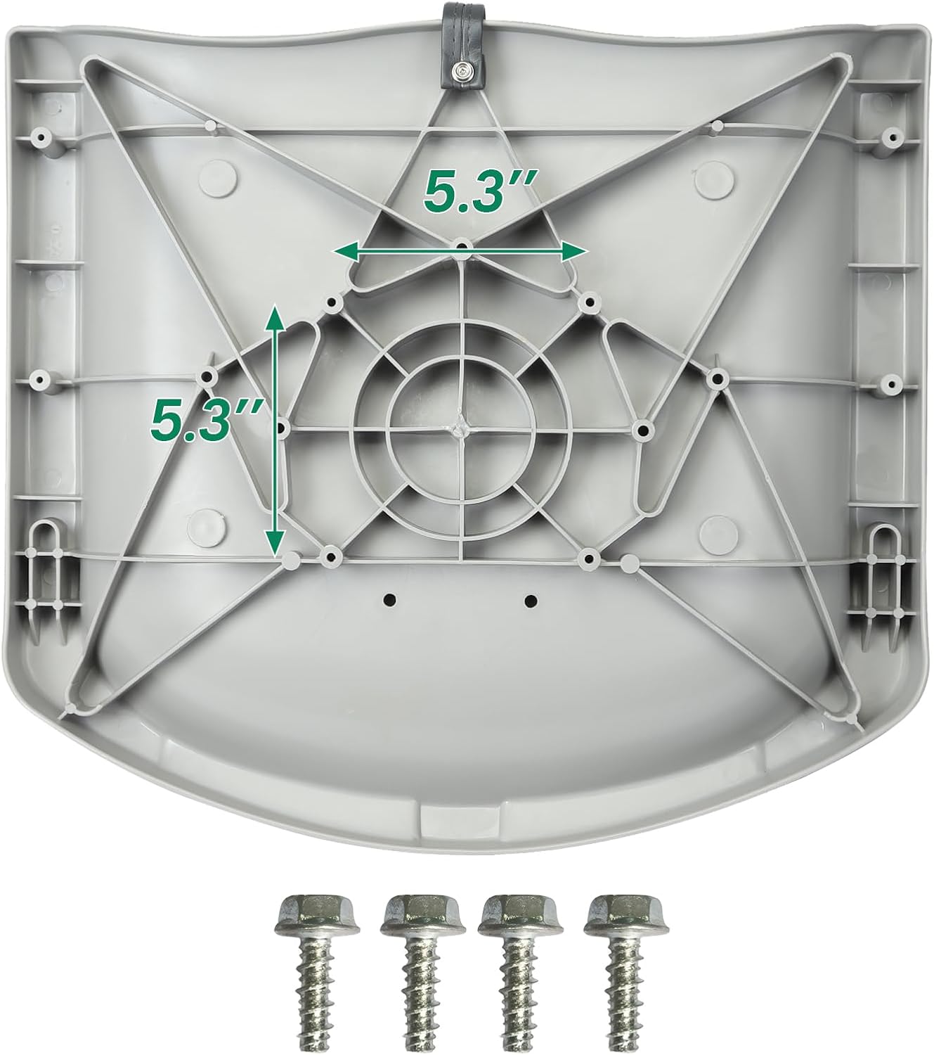 Folding Boat Seat Padded Folding Boat Chair with Backrest Marine BassJon Boat Seat (Grayshell Charcoal)