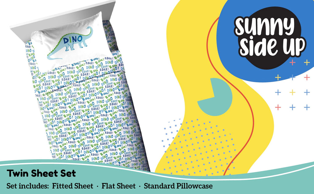 Sunny Side Up Minecraft Creeper & Animals Twin Sheet Set - 3 Piece Kids Bedding Set Includes Pillow Cover - Super Soft Microfiber Sheets