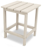 POLYWOOD Long Island 18" Side Table, White