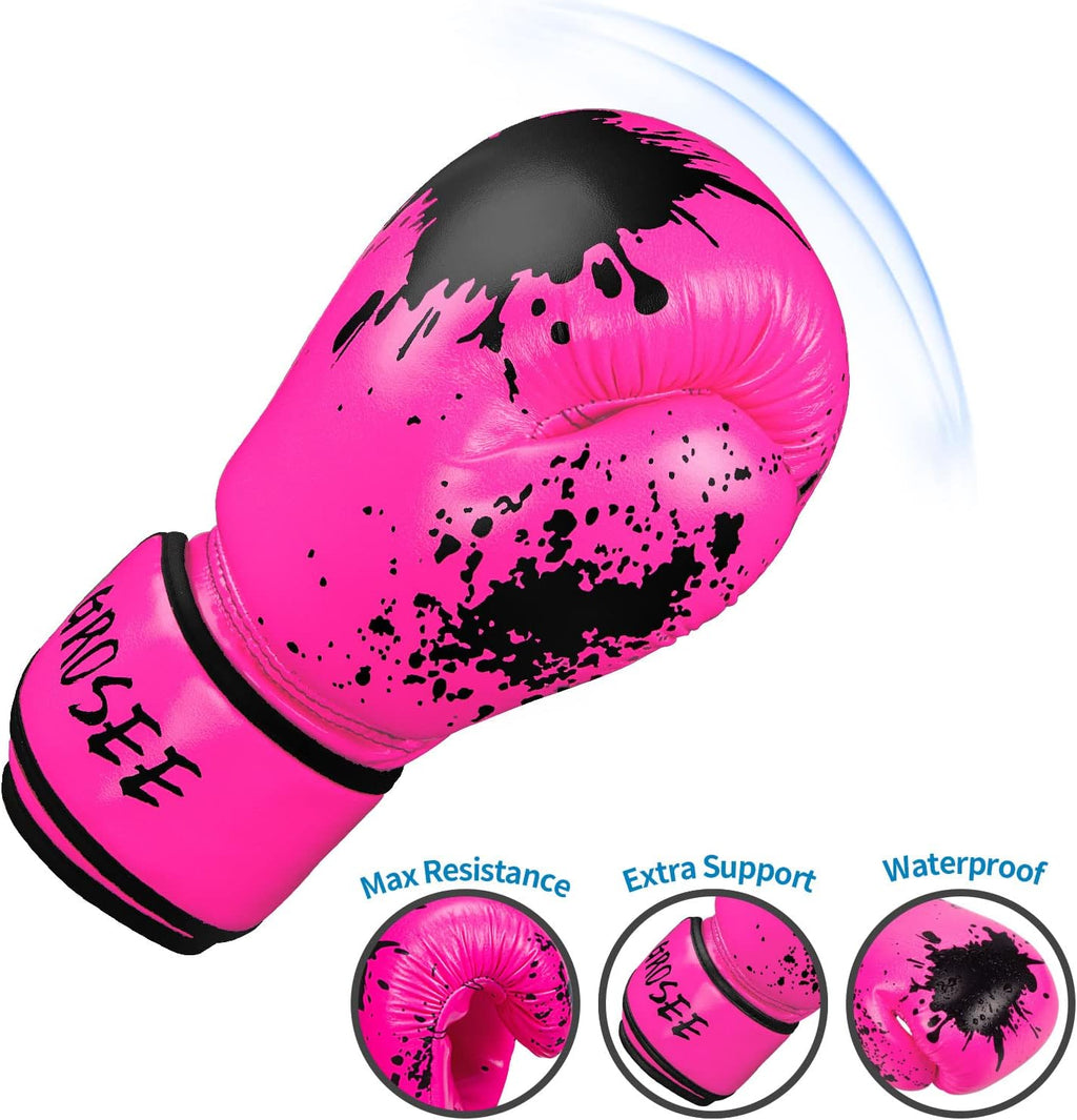 Kids Boxing Glove 6oz 8oz, Youth, Boys and Girls Training Sparring Gloves for Punching Bag, Kickboxing, Muay Thai, MMA, Gift for Age 6-15 Years