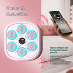 2025 Smart Wall-Mounted Music Boxing Machine with Gloves, Pink - Home Gym Workout Equipment for Indoor Fitness Training, Boxing Punching Bag for Women & Men