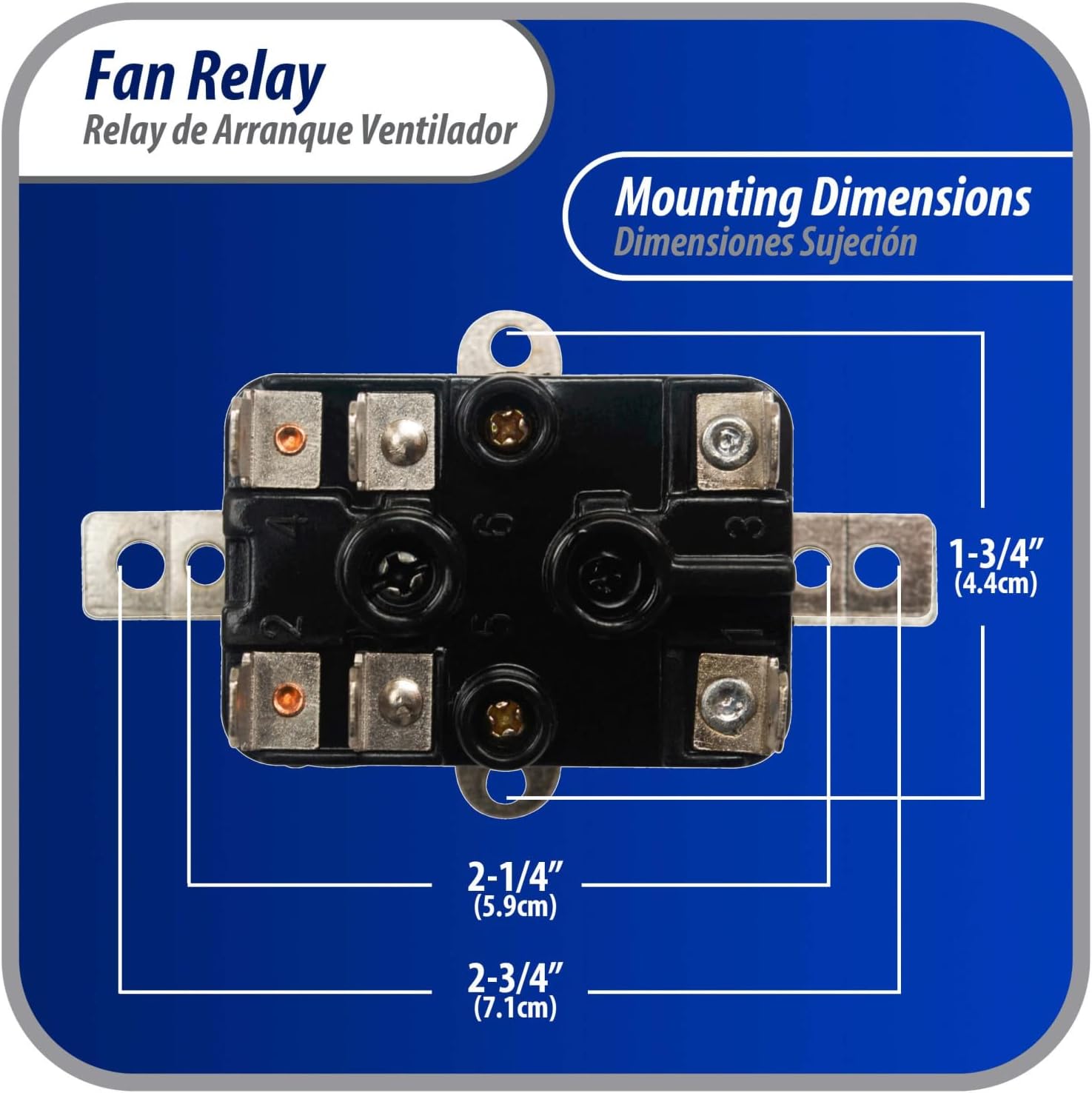 Appli Parts APFR-380 90-380, 24 VAC Coil, Heavy Duty Switching Fan Relay, SP Normally Open, SP Normally Closed, AC and heating Furnace blower relay Universal fit multi position bracket