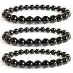 Lava Rock Protection Handmade Bracelets For Men Women Attract Wealth Chakra Feng Shui Stretchy Beaded Bracelets Lucky Anxiety Bracelets For Women (lava)