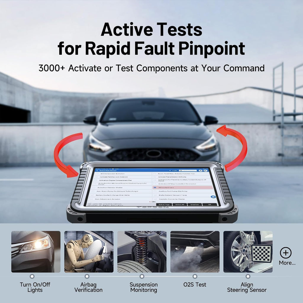 TOPDON Phoenix Plus 2, ECU Coding TOPDON Scanner V2.0, Bidirectional Scan Tool, Topology Map, CANFD, High-End OEM Full System, 42+ Service, FCA SGW AutoAuth, V.A.G Guided, 2 Years Free Update