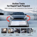 TOPDON Phoenix Plus 2, ECU Coding TOPDON Scanner V2.0, Bidirectional Scan Tool, Topology Map, CANFD, High-End OEM Full System, 42+ Service, FCA SGW AutoAuth, V.A.G Guided, 2 Years Free Update