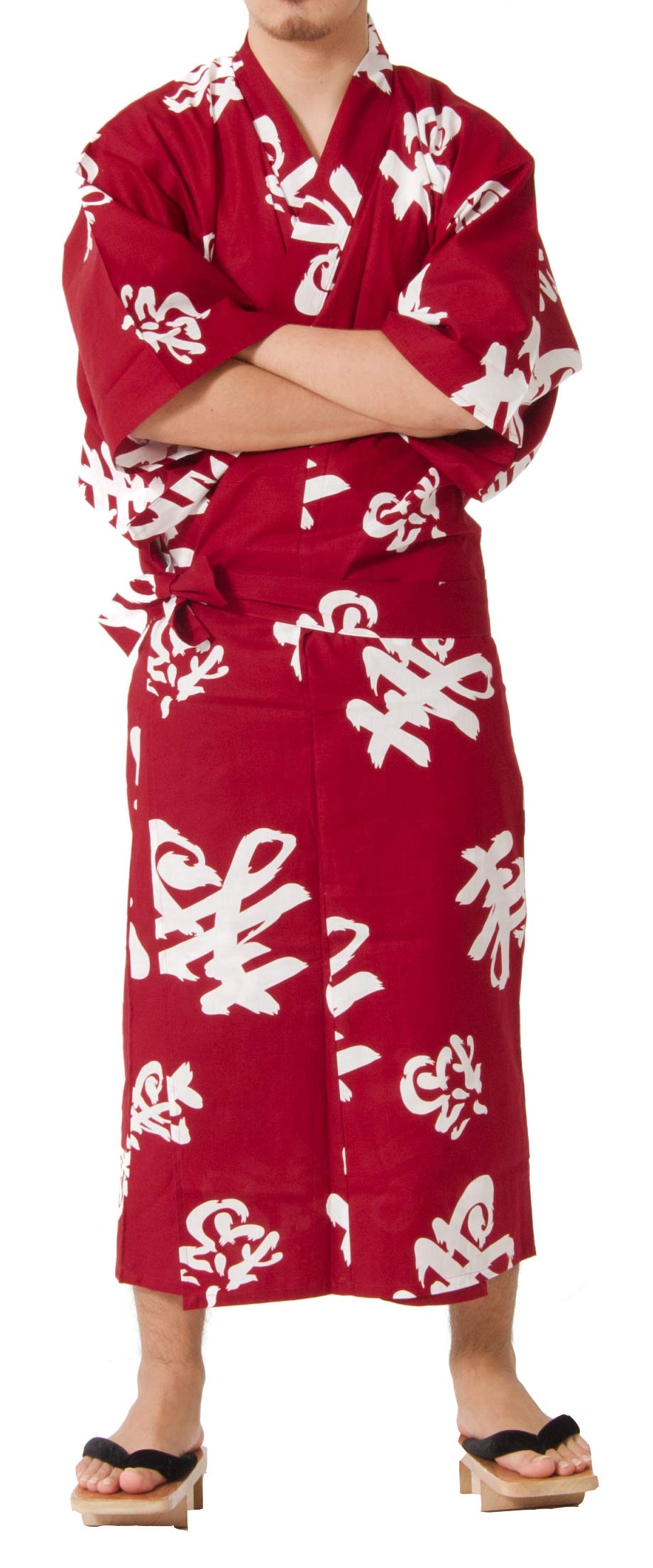 Dita Tokyoin Traditional Made In Japan Cotton Yukata Robe (Japanese Pajama Kimono) Easy Wearing set2
