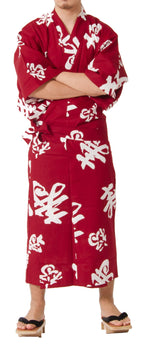Dita Tokyoin Traditional Made In Japan Cotton Yukata Robe (Japanese Pajama Kimono) Easy Wearing set2