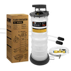 EWK 15L Pneumatic/Manual Oil Extractor Pump, Fluid Evacuator for Oil Change, Large Capacity Vacuum Evacuation Tool for Cars Trucks and Agricultural Machinery