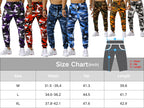 GRAJTCIN Mens Streetwear Elastic Waist Hiking Pants Lightweight Sports Sweatpants Casual Joggers Pant with Pockets Camo Cargo Work Pants for Men Fashion Grey M