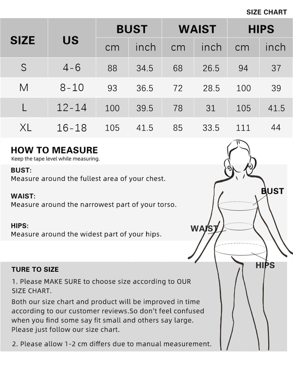 SUUKSESS Women Sexy Tummy Control One Piece Swimsuits Halter Push Up Monokini Bathing Suits (Black, L)