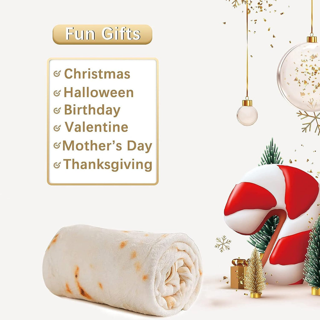 Tortilla-tæppe, baby burritos svøb tæppe, taco tæppe til nyfødt toddler, 285 GSM blødt flannel bærbart tæppe sjove gaver til babyshower dreng pige 0-3 6 9 måneder