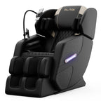 Massage Chair Full Body, Zero Gravity Massage Chair with Auto Modes, Airbag Massage, 6 Fix Point Rollers, Foot Massage, Heating, Touch Screen Controller, Home Relaxation Recliner with Massage, Black