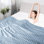 Elegear Revolutionary Cooling Blanket Queen Absorbs Heat to Keep Body Cool for Night Sweats, Arc-Chill3.0 Cool Fiber Q-Max>0.5 for Hot Sleepers, Lightweight Summer Cold Blankets for Sleeping 79“ x 86”