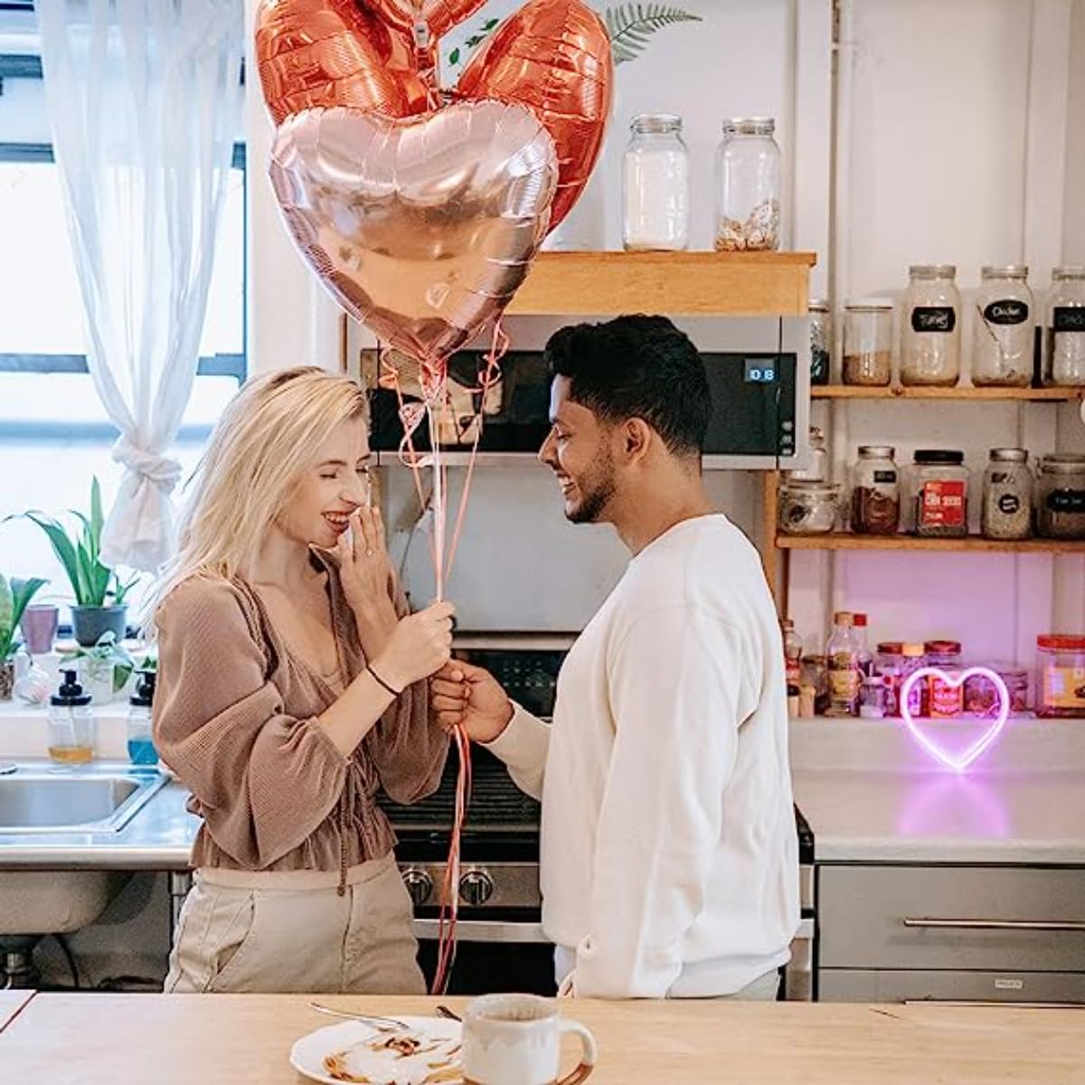 RINTOLER Morse Code Bracelets for Women Men Gifts for Her Best Friend Funny Inspirational Bracelets for Women Adjustable Silk Beaded Wrap Bracelet (Strong and Fearless)