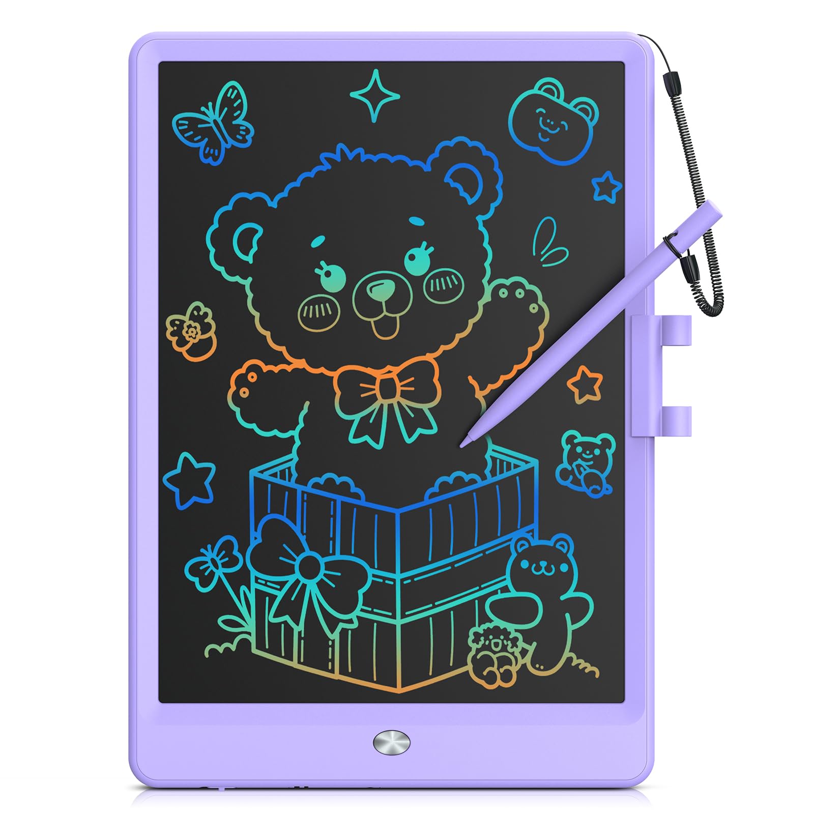 Bravokids Toys for 3-6 Years Old Girls Boys, LCD Writing Tablet 10 Inch Doodle Board, Electronic Drawing Pads, Educational Birthday Gift for 3 4 5 6 7 8 Years Old Kids Toddler (Blue)