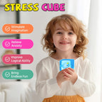 Stress Cube Fidget Toys Adults - Sensory Toys for Kids with Autism Stress Balls for Adults Squishy Toys for Anxiety Squeeze Fidgets for Teens Stress Relief Gifts Easter Basket Stuffers
