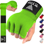 WYOX Gel Boxing Hand Wraps Inner Gloves for Men & Women – 80cm Quick Wrist Strap, Padded Knuckle Support, Fingerless MMA Muay Thai Kickboxing Wraps for Training, Punching & Martial Arts