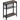 Small Side Table for Small Space, 3-Tier Narrow End Table with Magazine Holder,Slim Nightstand, Skinny Snack Couch Table in Living Room, Bedroom Study and Balcony (Rustic Brown &Black)