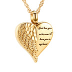 shajwo Cremation Heart Urn Necklace Ashes Jewelry for Women Men Keepsake Pendant Memorial Locket Ash Holder