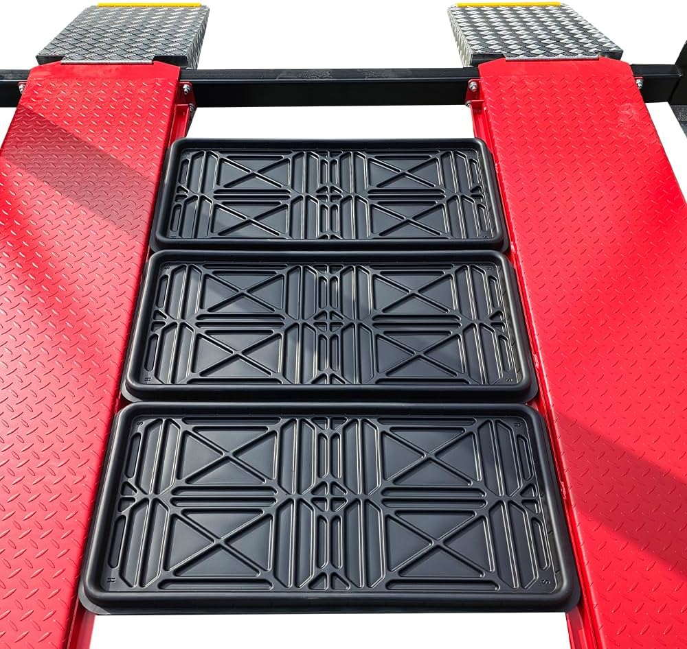 KT-4H950 Heavy Duty 84.5'' lifting Height4 Post Car Lift Auto Parking Lift Aluminous Ramp