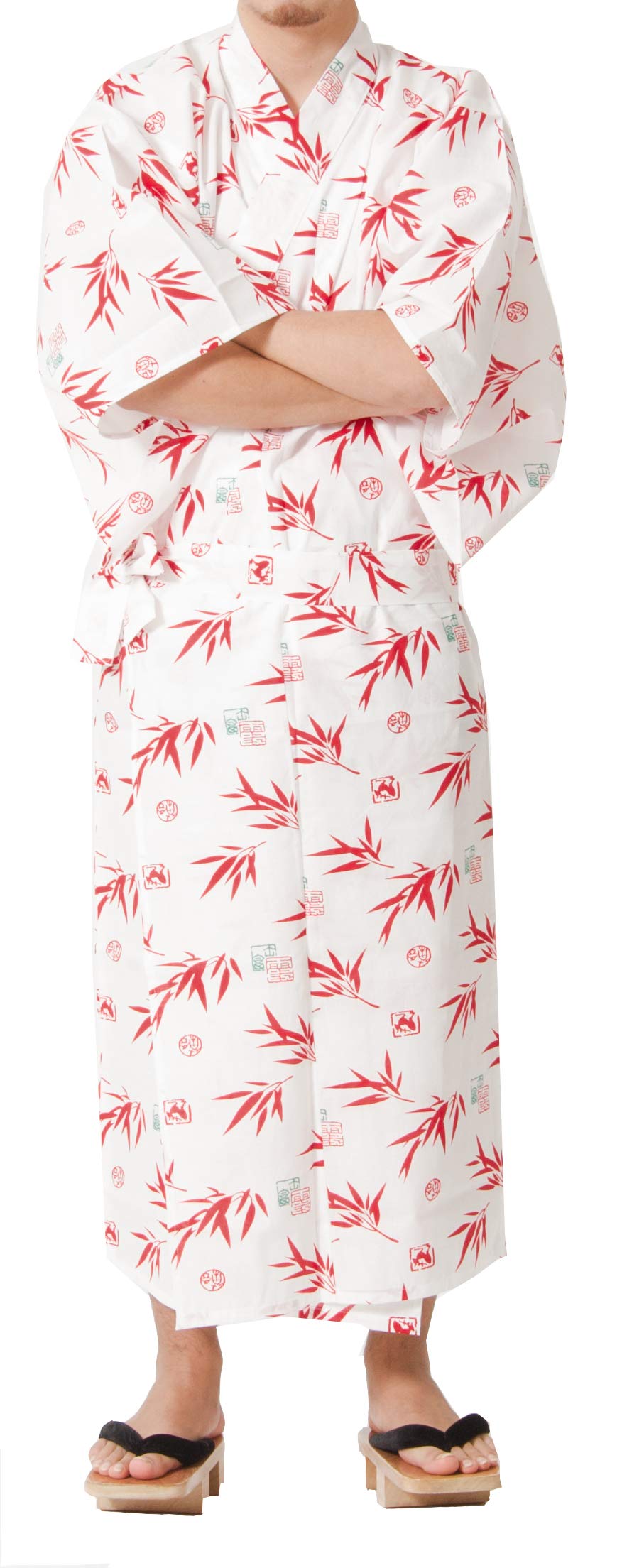 Dita Tokyoin Traditional Made In Japan Cotton Yukata Robe (Japanese Pajama Kimono) Easy Wearing set2