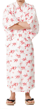 Dita Tokyoin Traditional Made In Japan Cotton Yukata Robe (Japanese Pajama Kimono) Easy Wearing set2