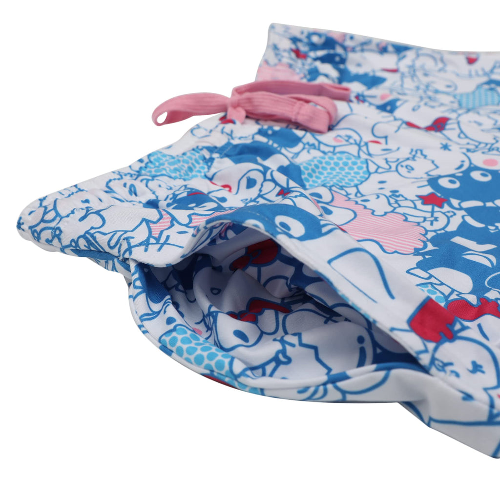 Bioworld Hello Kitty Character Rainbow Women's Sleep Set-XL